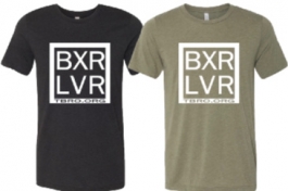 "BXR LVR" BLACK Short-Sleeved Tee